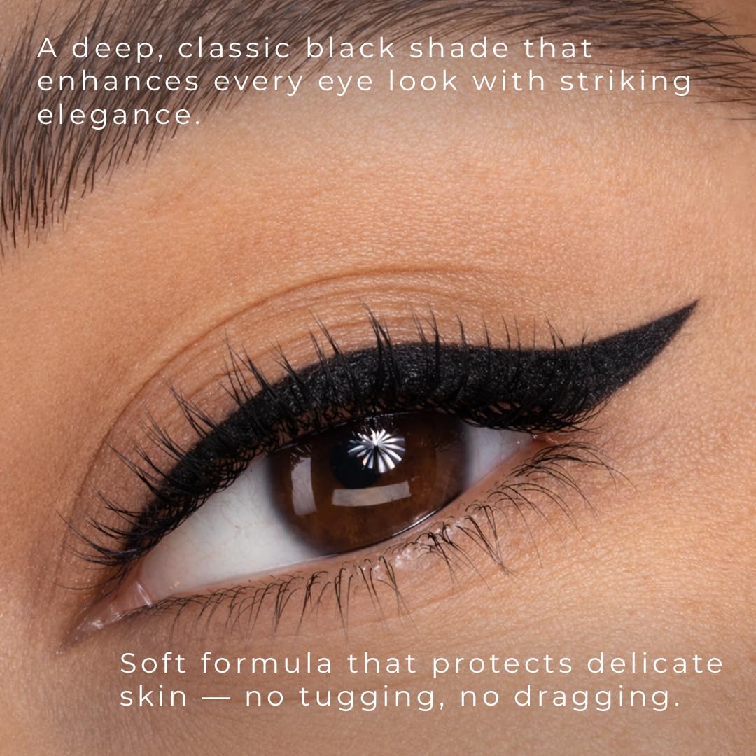 Honeybee Gardens Effortless Eye Liner Pencil, Jet Set Black, Smooth Long-Wearing, Rich Pigment, Vegan & Gluten-Free - TrustMedUSA