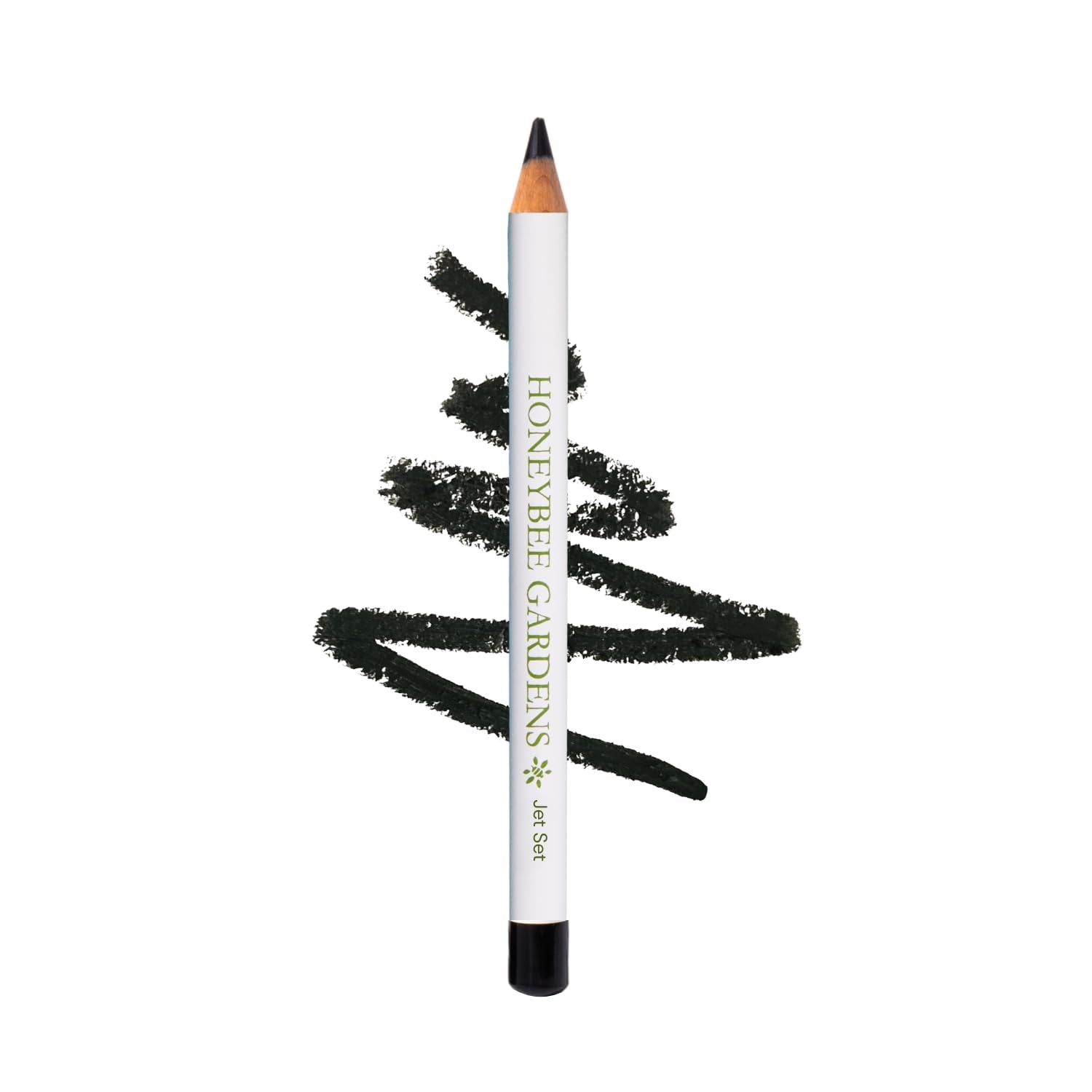 Honeybee Gardens Effortless Eye Liner Pencil, Jet Set Black, Smooth Long-Wearing, Rich Pigment, Vegan & Gluten-Free - TrustMedUSA