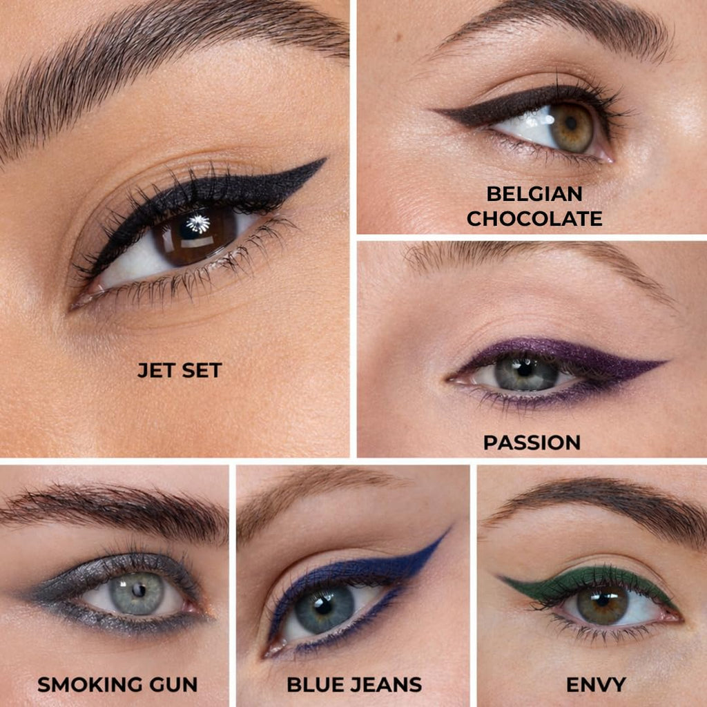 Honeybee Gardens Effortless Eye Liner Pencil, Jet Set Black, Smooth Long-Wearing, Rich Pigment, Vegan & Gluten-Free - TrustMedUSA