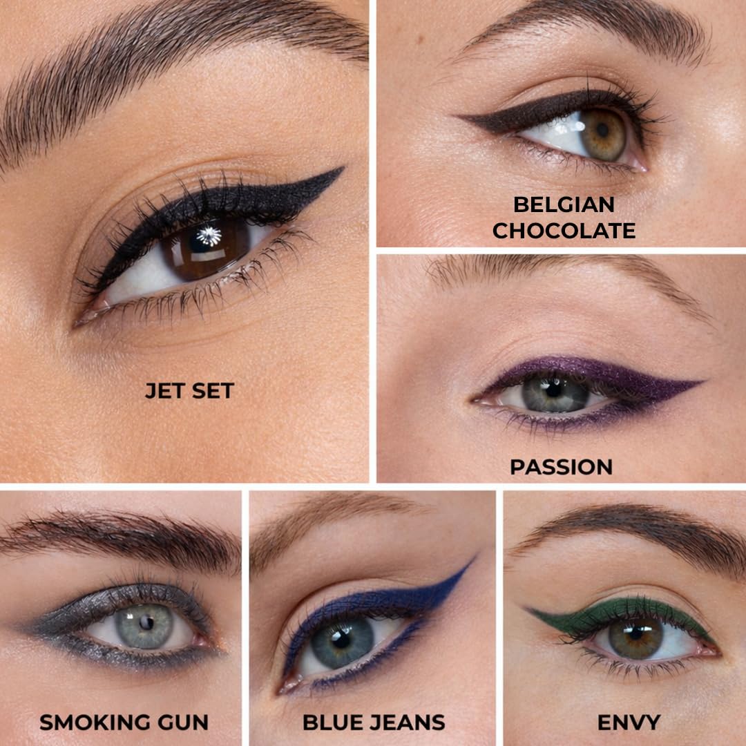 Honeybee Gardens Effortless Eye Liner Pencil, Jet Set Black, Smooth Long-Wearing, Rich Pigment, Vegan & Gluten-Free - TrustMedUSA