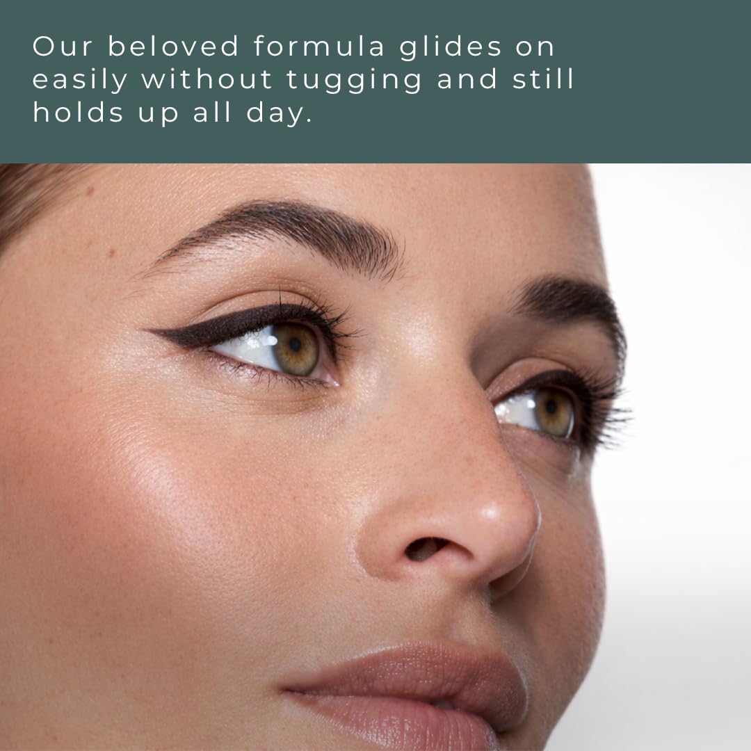 Honeybee Gardens Effortless Eye Liner Pencil, Jet Set Black, Smooth Long-Wearing, Rich Pigment, Vegan & Gluten-Free - TrustMedUSA