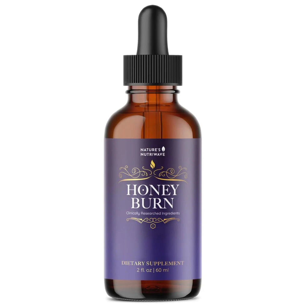 HoneyBurn Purple Honey – Natural Daily Supplement with 11 Plant & Bee-Based Ingredients – Supports Healthy Digestion & Balanced Body Routine – 60 ml, 30 Servings, 1 Month Supply - TrustMedUSA
