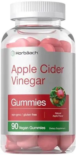 Horbaach Vegan Apple Cider Vinegar Gummies | 90 Count | ACV Supplement | Natural - TrustMedUSA