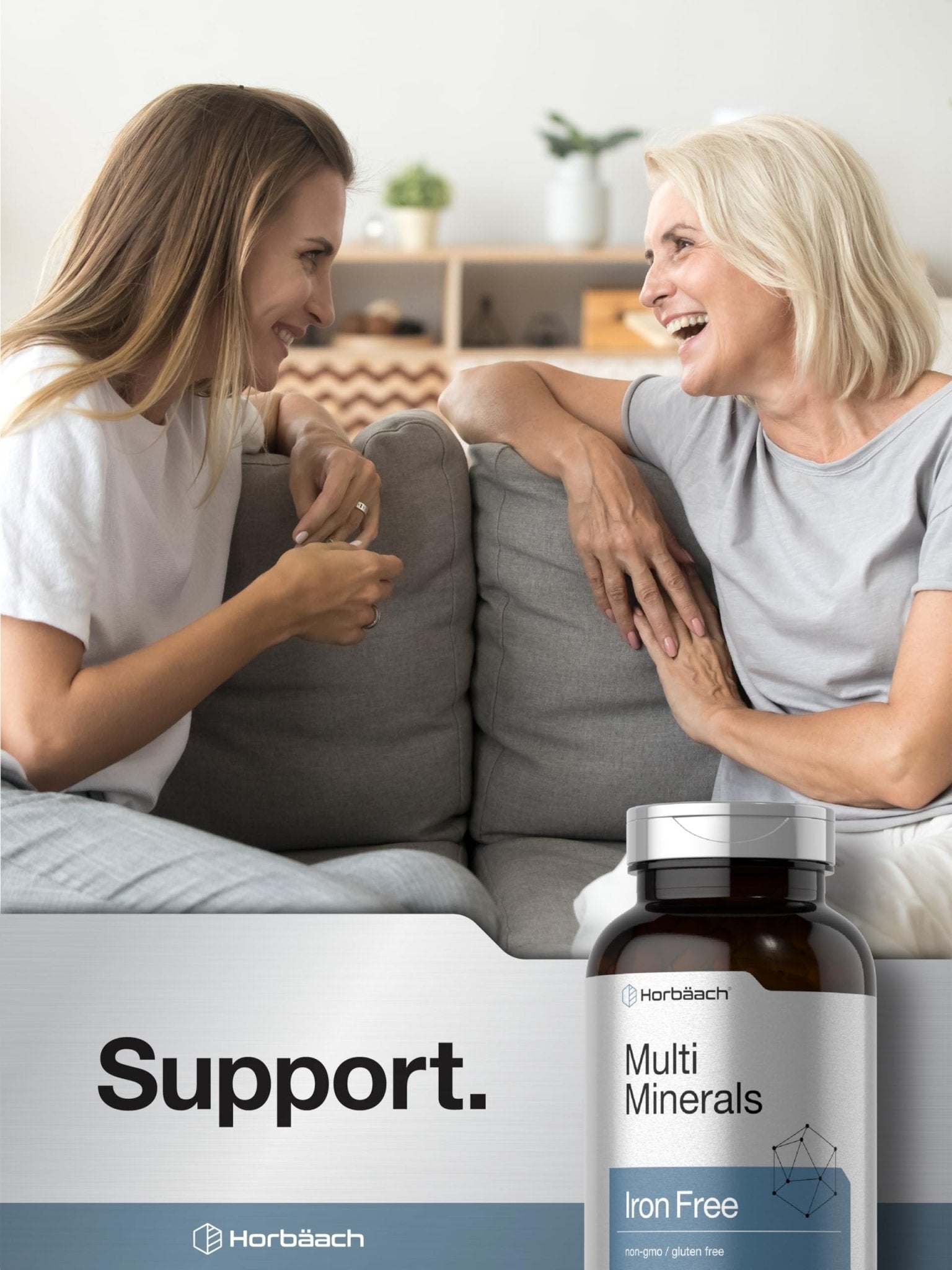 Horbäach Multi Minerals Supplement | 250 Capsules | Iron Free | Daily Mineral Complex for Men and Women | Non-GMO & Gluten Free - TrustMedUSA