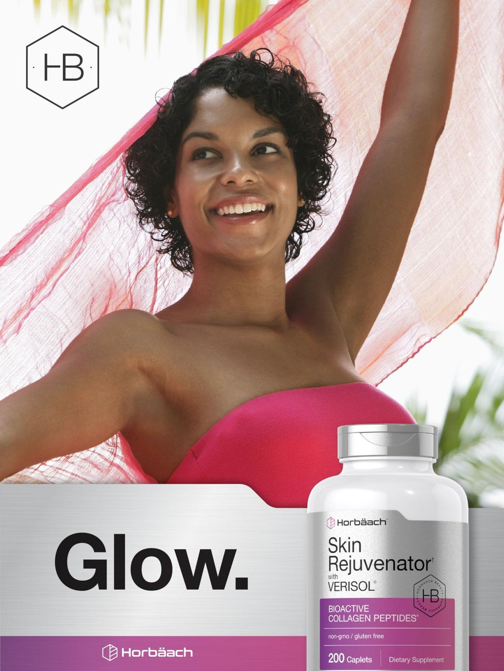 Horbäach Skin Rejuvenator with Verisol | Bioactive Collagen Peptides | 200 Caplets | Non-GMO, Gluten Free Supplement - Maple Wellness Supplements