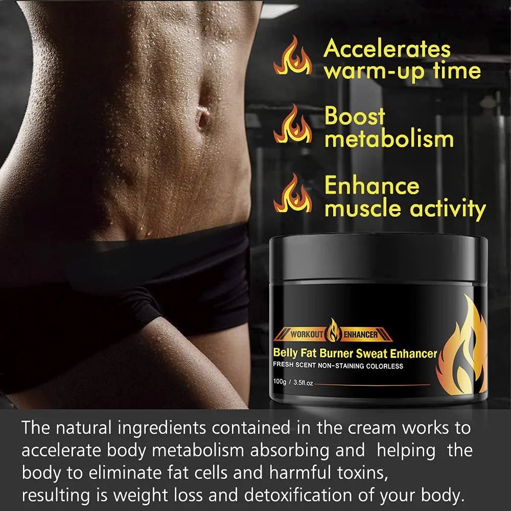 Hot Cream 2Pack, Fat Burning Cream for Belly, Natural Sweat Workout Enhancer Gel - TrustMedUSA