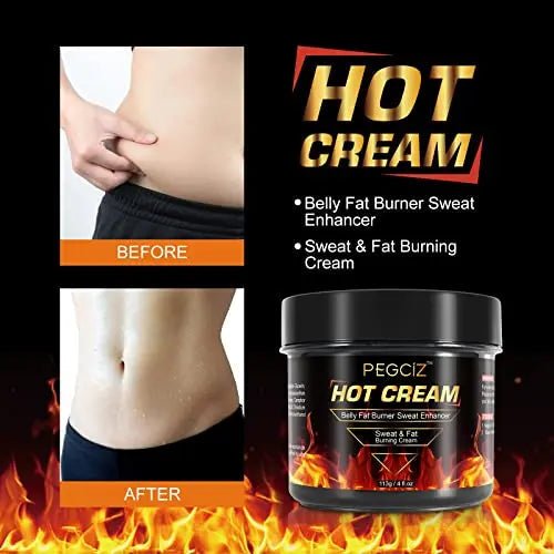 Hot Sweat Cream, Fat Burning Cream for Belly, Natural Sweat Enhancer Cream for Men - TrustMedUSA