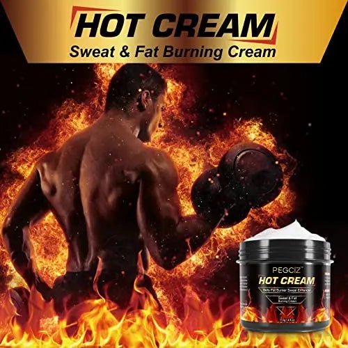Hot Sweat Cream, Fat Burning Cream for Belly, Natural Sweat Enhancer Cream for Men - TrustMedUSA