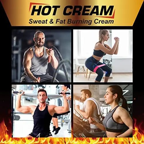 Hot Sweat Cream, Fat Burning Cream for Belly, Natural Sweat Enhancer Cream for Men - TrustMedUSA