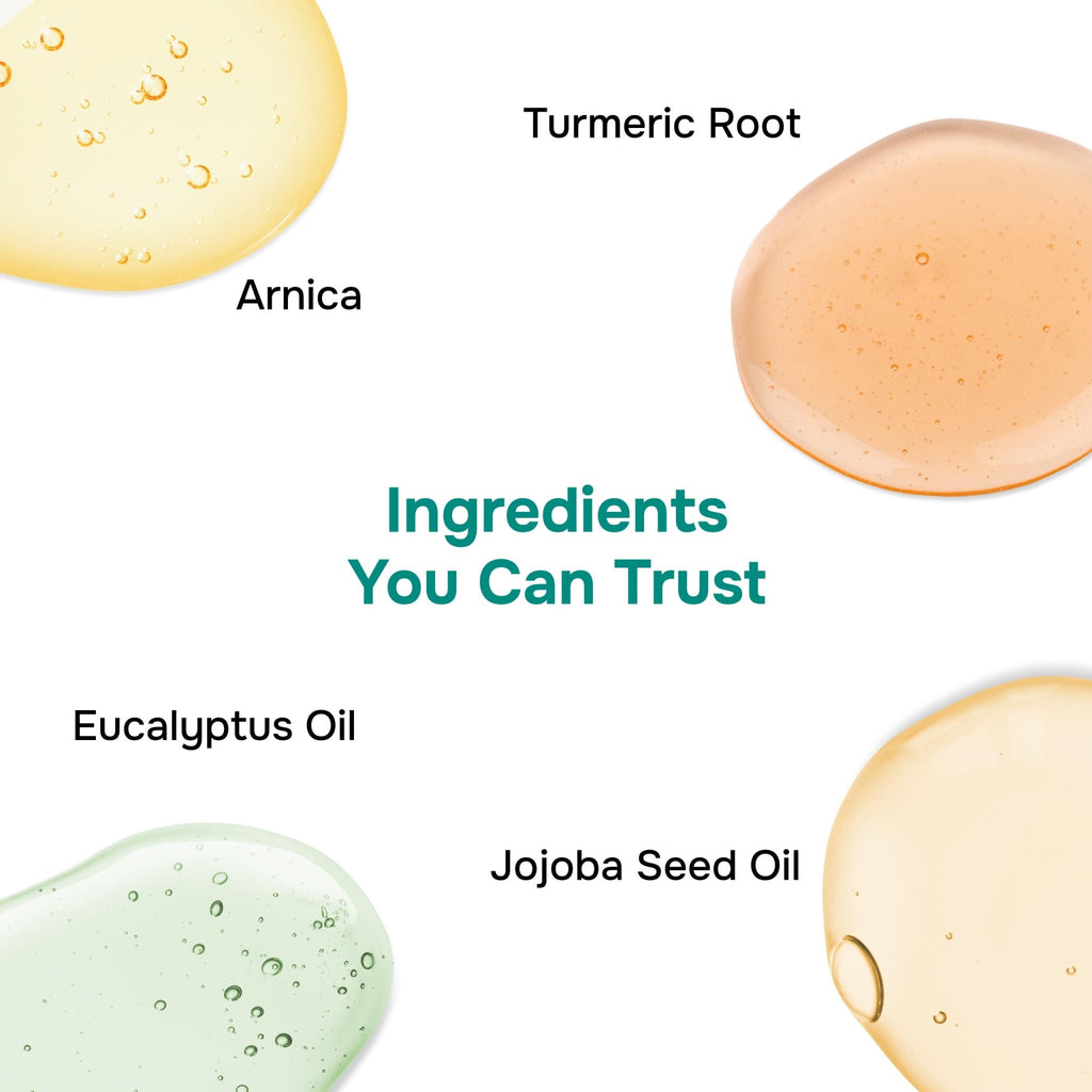 Hot Vita Relief Gel - Plant-Based Cooling Gel with Arnica, Turmeric & Eucalyptus - Soothing Formula for Muscle Fatigue, Tired Legs - TrustMedUSA