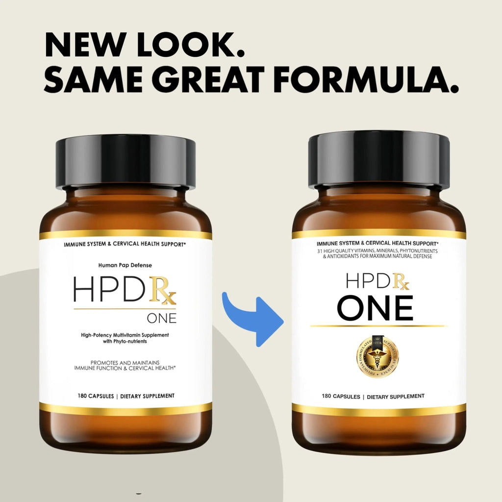 HPD Rx ONE Immunity Boost Multivitamin | HPV Supplements for Women and Men, 2 Pack - TrustMedUSA