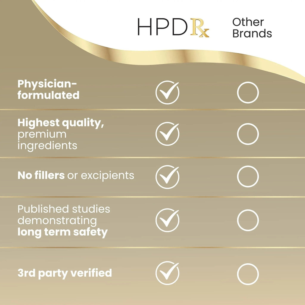 HPD Rx ONE Immunity Boost Multivitamin | HPV Supplements for Women and Men, 2 Pack - TrustMedUSA