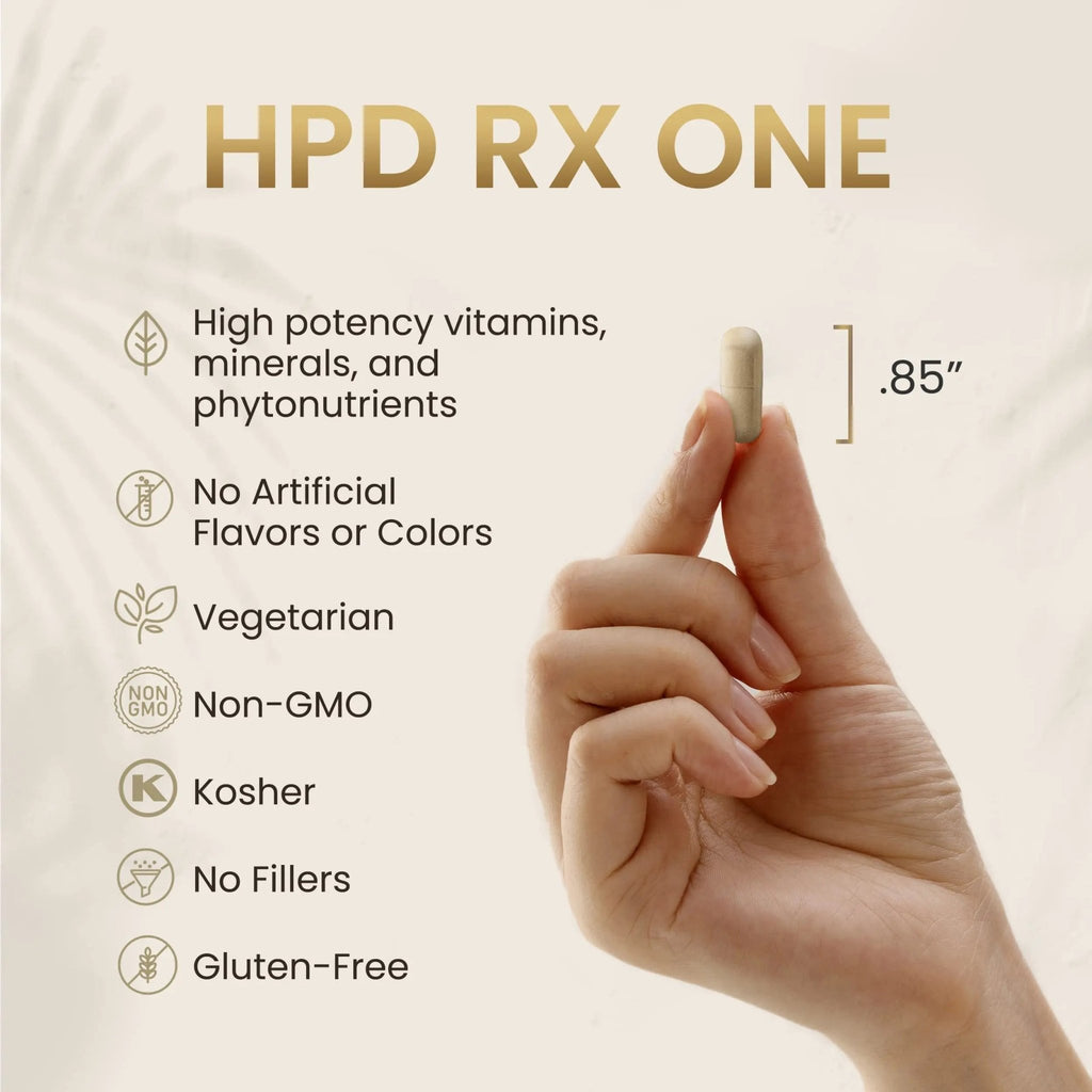 HPD Rx ONE Immunity Boost Multivitamin | HPV Supplements for Women and Men, 2 Pack - TrustMedUSA