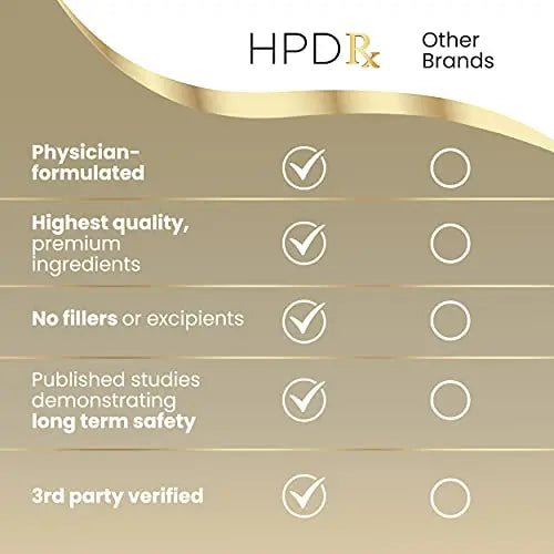 HPD Rx ONE Immunity Boost Multivitamin HPV Supplements for Women and Men - TrustMedUSA