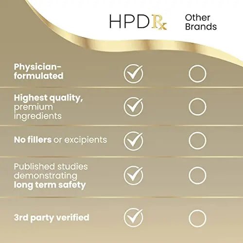 HPD Rx ONE Immunity Boost Multivitamin HPV Supplements for Women and Men, Pack of 6 - TrustMedUSA