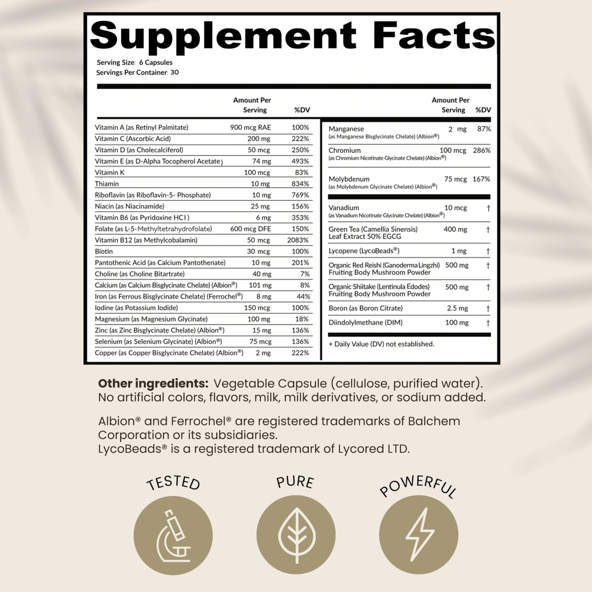 HPD Rx ONE Immunity Boost Multivitamin Supplements for Women and Men | Advanced Immunity Defense Support | Helps Immune Response | 1-Month Supply, 180 Capsules, Pack of 1 - Maple Wellness Supplements