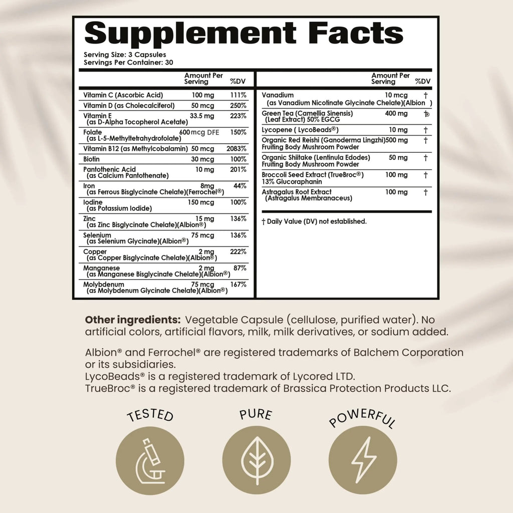 HPD Rx PAPCLEAR Physician Formulated | All Natural HPV Immune Support Supplement - TrustMedUSA