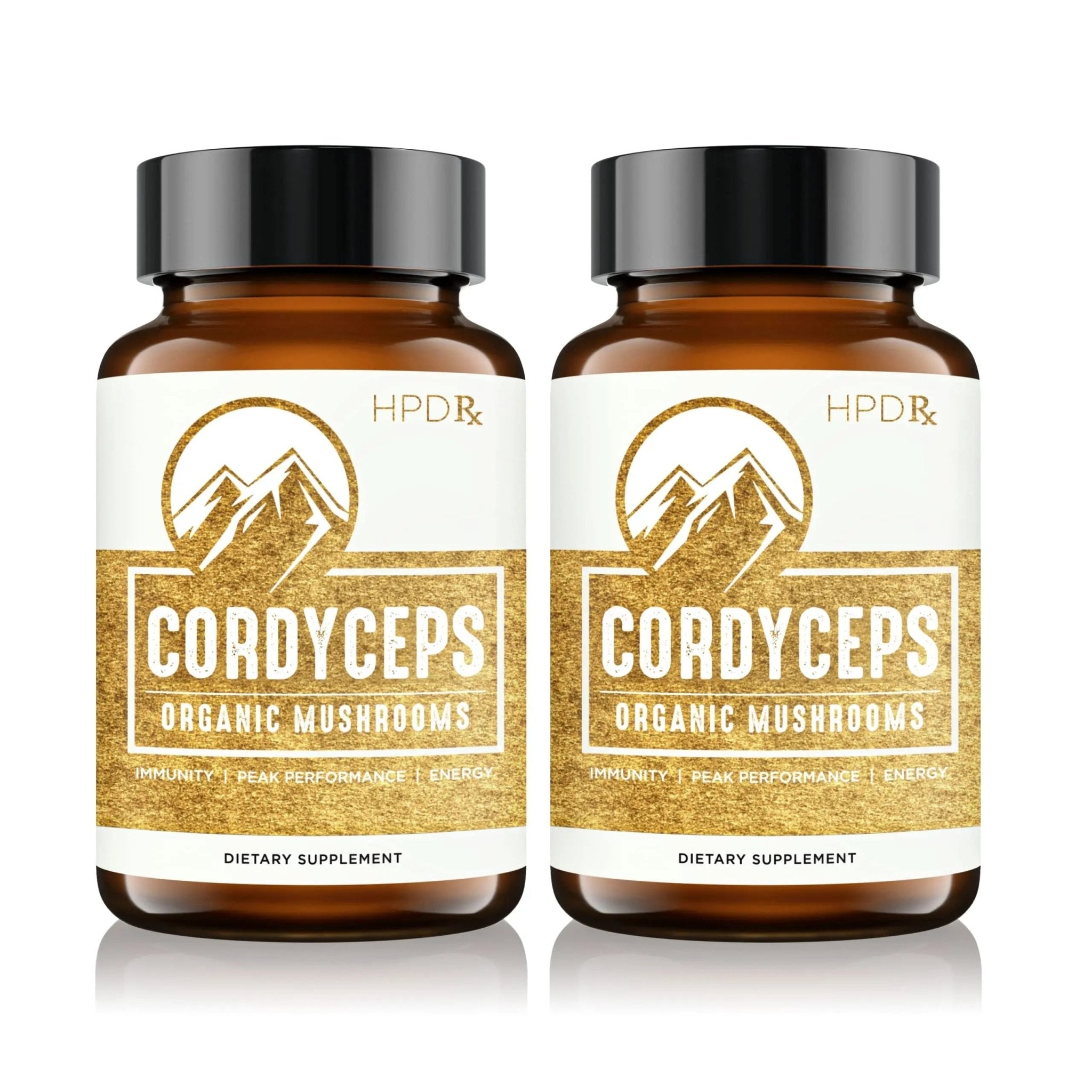 HPD Rx Premium Organic Cordyceps Mushroom Extract Performance , Pack of 2 - TrustMedUSA