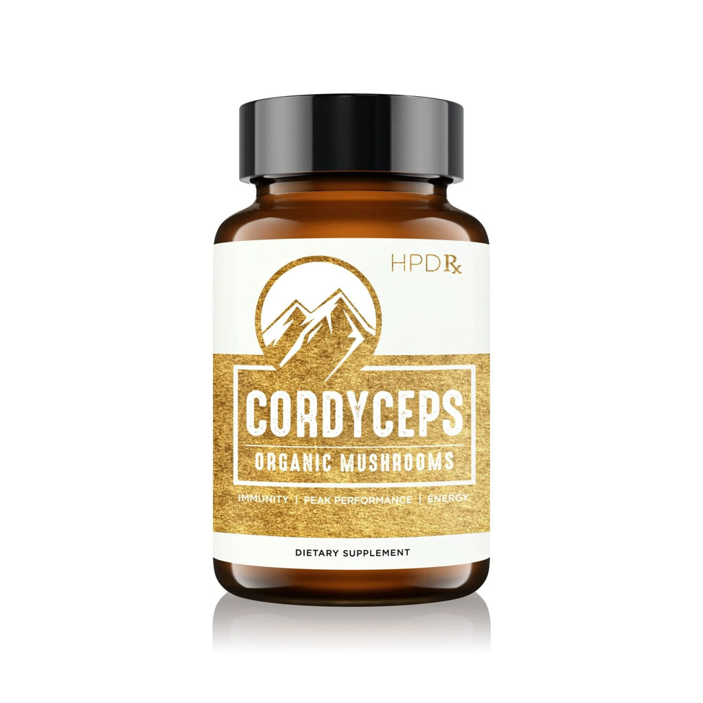 HPD Rx Premium Organic Cordyceps Mushroom Extract Performance Supplement - TrustMedUSA