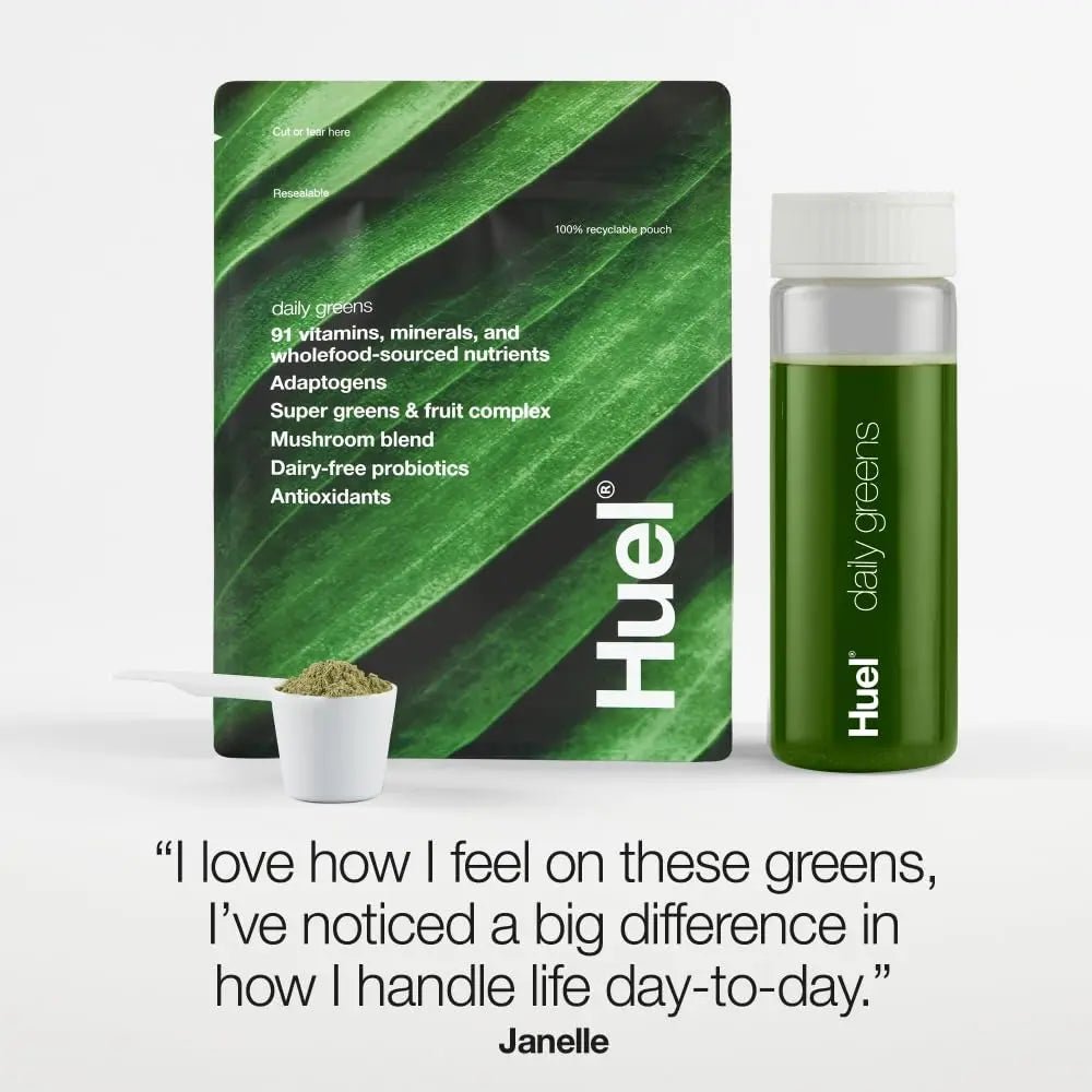Huel Daily Greens | Superfood Greens Powder | 91 Vitamins, Minerals, and Wholefood - TrustMedUSA