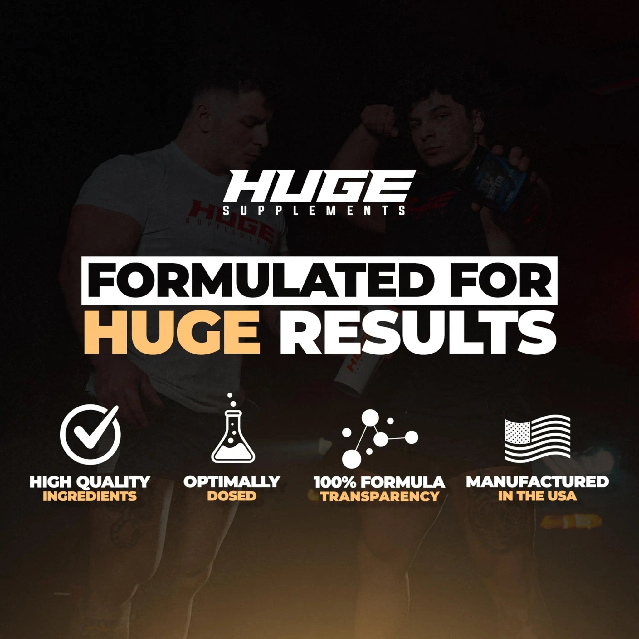 Huge Supplements Whey Protein Concentrate Powder - 25g Protein Per Serving - TrustMedUSA
