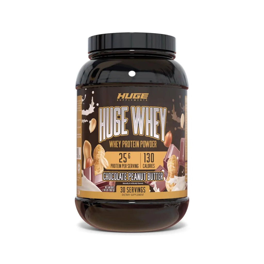 Huge Supplements Whey Protein Concentrate Powder - 25g Protein Per Serving - TrustMedUSA