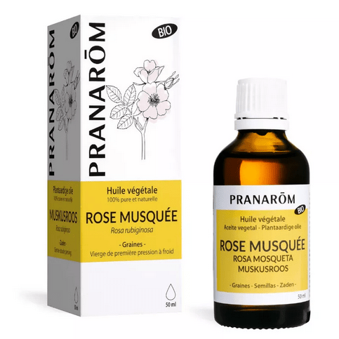 Huile végétale Rose musquée BIO 50 ml PRANAROM - TrustMedUSA
