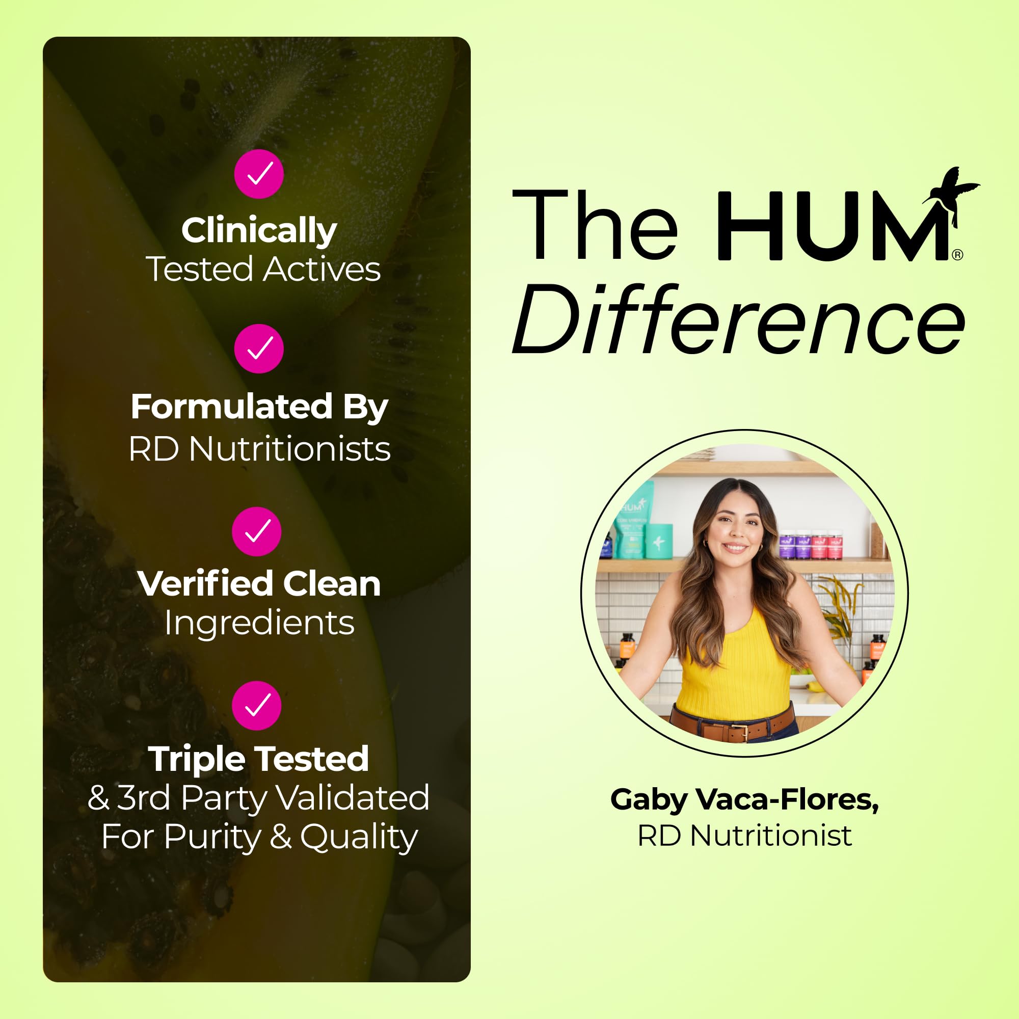 HUM Celery Juice Fiber Gummies for Adults, First Prebiotic Celery Juice Gummy, Gluten Free Fiber Supplement Supports Detoxification, Gut Health, Greens Gummies, Chlorophyll & Prebiotic Fiber, 60 Count - TrustMedUSA