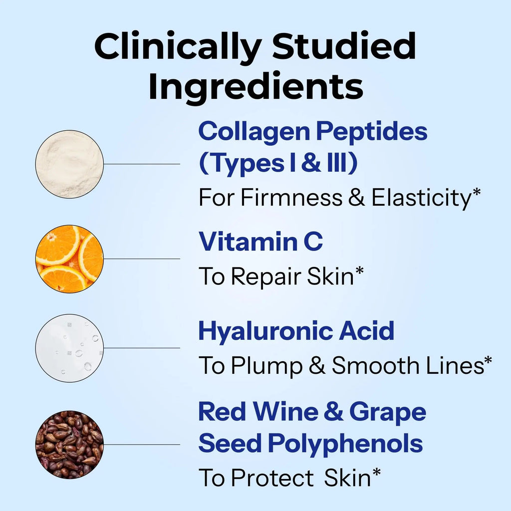 HUM Collagen Love Skin Supplement, Collagen Peptides Capsules with Hyaluronic Acid & Vitamin C, Supports Firm Skin & Helps Minimize Signs of Aging, Supplements - TrustMedUSA