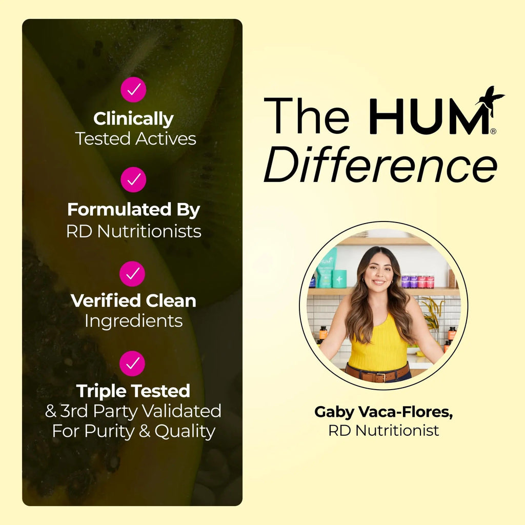 HUM Complete Prenatal Multivitamin for Women with Folate, DHA, and Choline, 23 Nutrients for Daily Support, Gluten Free, Non GMO Supplement for Pre, During, and Post Pregnancy, 30 Vegan Capsules - TrustMedUSA