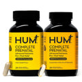 HUM Complete Prenatal Multivitamin for Women with Folate, DHA, and Choline, 23 Nutrients for Daily Support, Gluten Free, Non GMO Supplement for Pre, During, and Post Pregnancy, 30 Vegan Capsules - TrustMedUSA