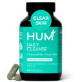 HUM Daily Cleanse Acne Supplements for Women & Men, Gentle Digestive Cleanse for Clear Skin Support, Zinc, Spirulina, Chlorella, Detoxifying Herbs, Organic Algae, Skin Vitamins Supplement, 60 Capsules - TrustMedUSA