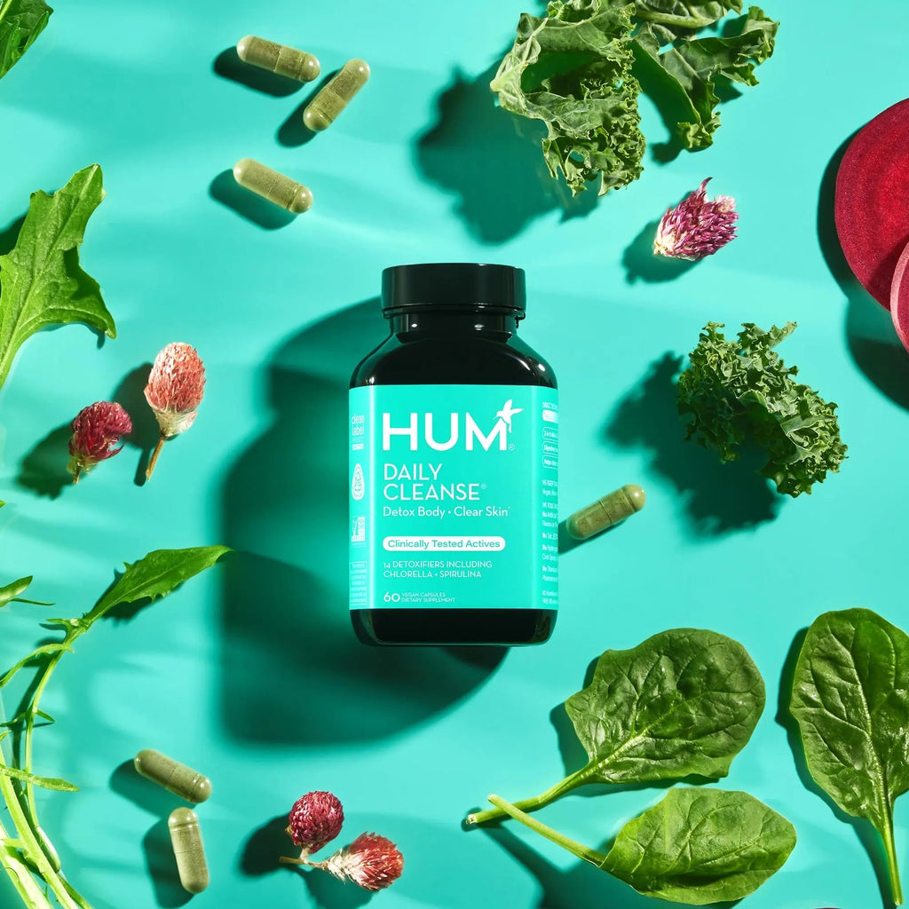 HUM Daily Cleanse Acne Supplements - Support for Clear Skin & Improved Digestion - TrustMedUSA