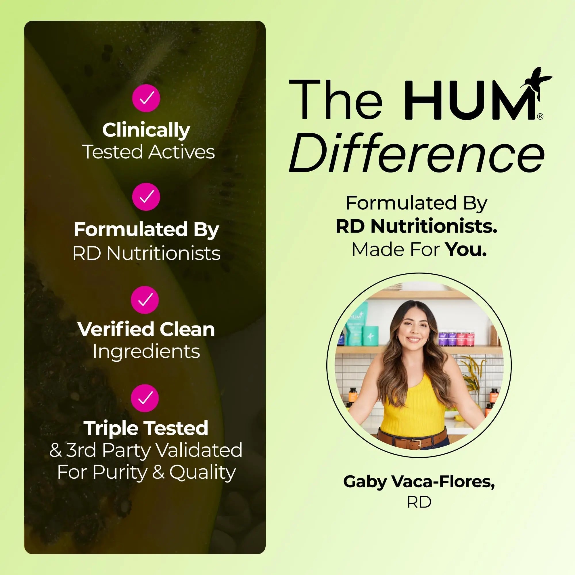 HUM Flatter Me Fiber Supplement for Women & Men, Prebiotics & Digestive Enzymes to Support Weight & Bloating, Digestive & Gut Health, Fiber Powder Drink Mix, Strawberry Lemon - 10 Servings - TrustMedUSA
