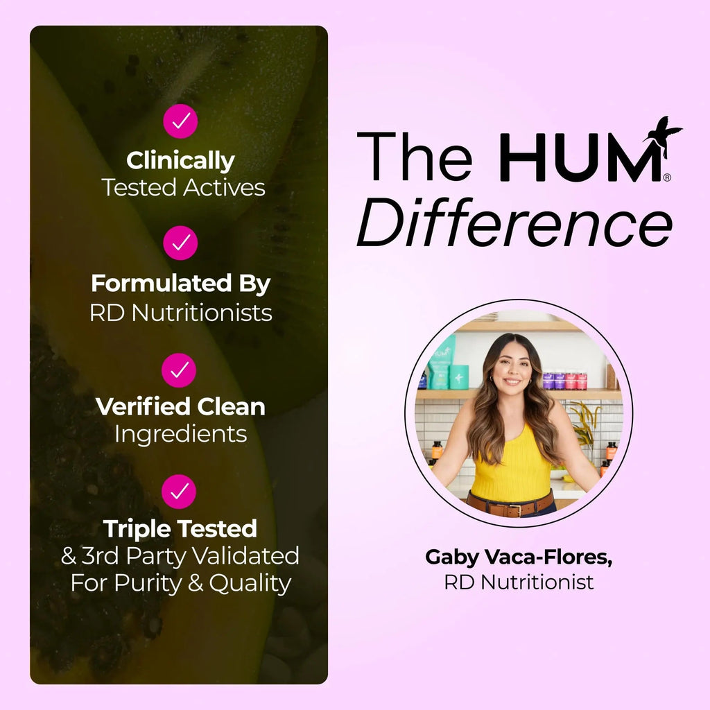 HUM Hormone Balance for Women, Supplement for Women's Health with Chasteberry & Dong Quai, Support for PMS Symptoms, Cramps, Irritability, Hormonal Balance, Monthly Support, 60 Capsules - TrustMedUSA
