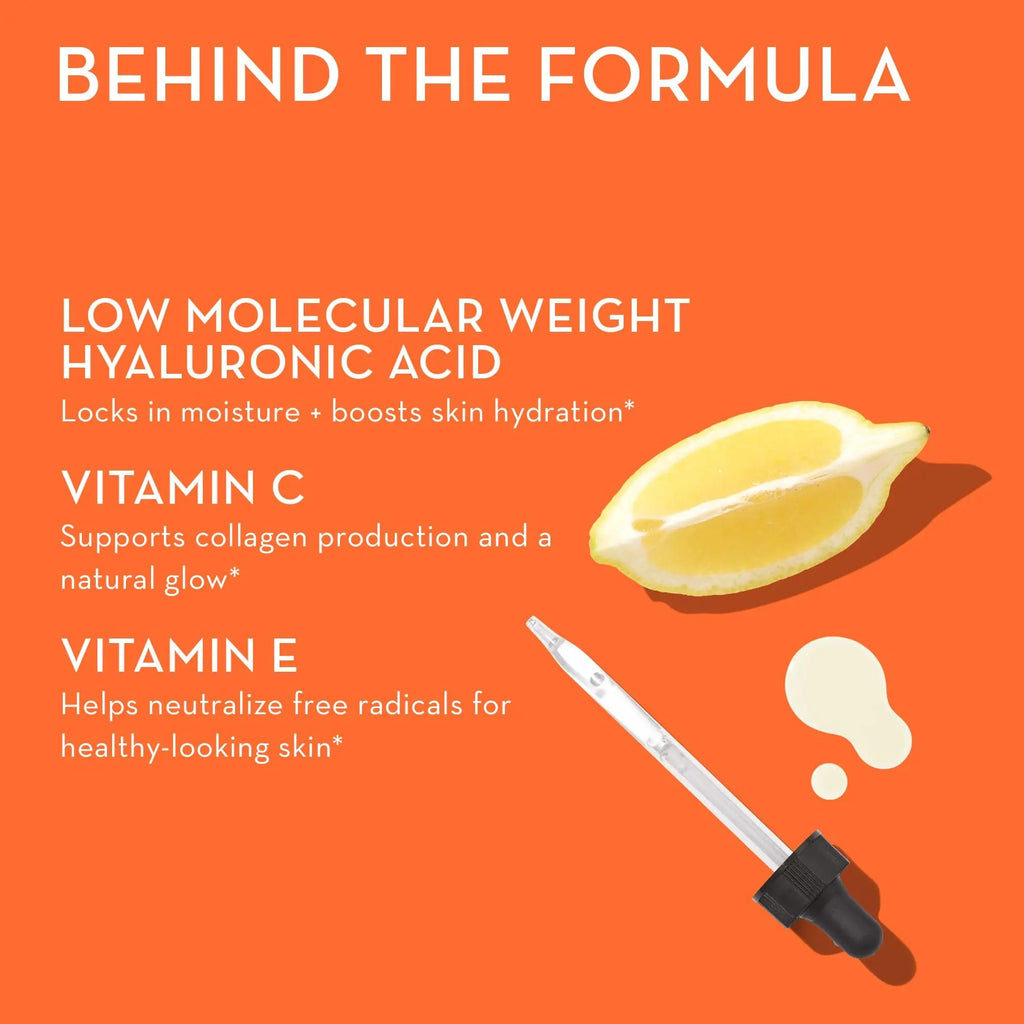 HUM Hyaluronic Glow Hydrating Skin Care Supplement, with Low Molecular Hyaluronic Acid, Vitamin C from Amla Fruit, and Vitamin E, Antioxidant Support for Skin Hydration, Tangerine, 60 Vegan Gummies - TrustMedUSA