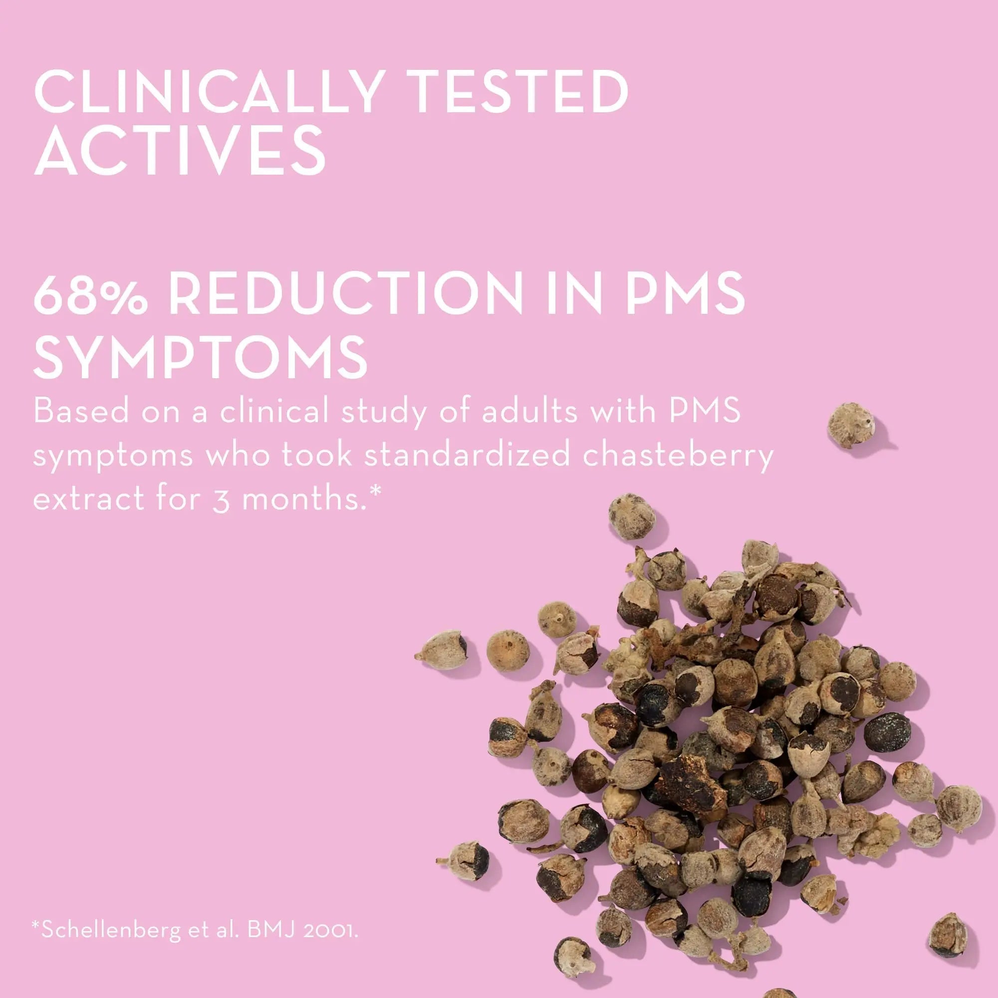 HUM Nutrition SOS PMS Gummies, PMS Support Supplement for Women, Support Cycle Symptoms, Bloating, Hormonal Balance, Includes Vitamin B6, Cranberry & Chasteberry Vitex, Gluten Free, 60 Vegan Gummies - TrustMedUSA