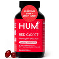 HUM Red Carpet Skin & Hair Vitamins for Women with Omega 3 Fatty Acids, Vitamin E, and Black Currant Seed Oil, Supplement for Skin Health & Healthy Hair Follicles Support, 60 Count - TrustMedUSA