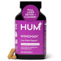 HUM Wing Man Liver Support Supplement with Milk Thistle, Dandelion Root Powder & Artichoke Leaf Extract For Liver Health & Function Support, Milk Thistle Supplement Helps Flush Out Toxins, 60 Capsules - TrustMedUSA
