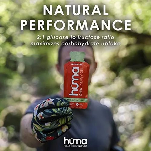 Huma Chia Energy Gel, Blueberries, 12 Gels - Premier Sports Nutrition - TrustMedUSA