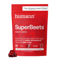 Humann SuperBeets Heart Chews, Beet Root Powder Support Energy Supplement, Nitric Oxide and Blood Pressure Support, Grape Seed Extract & Non-GMO - TrustMedUSA