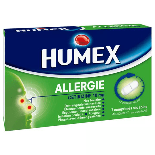 HUMEX 10MG CETIRIZINE ALLERGY TABLETS - TrustMedUSA