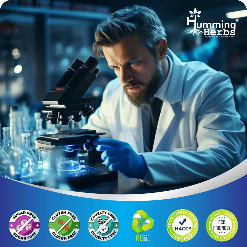 Humming Herbs Tributyrin Complex — 850 mg per Serving (95% Pure, yielding 731 mg Butyrate) with L-Glutamine, Zinc L-Carnosine, FOS & Probiotic Blend (180) - TrustMedUSA