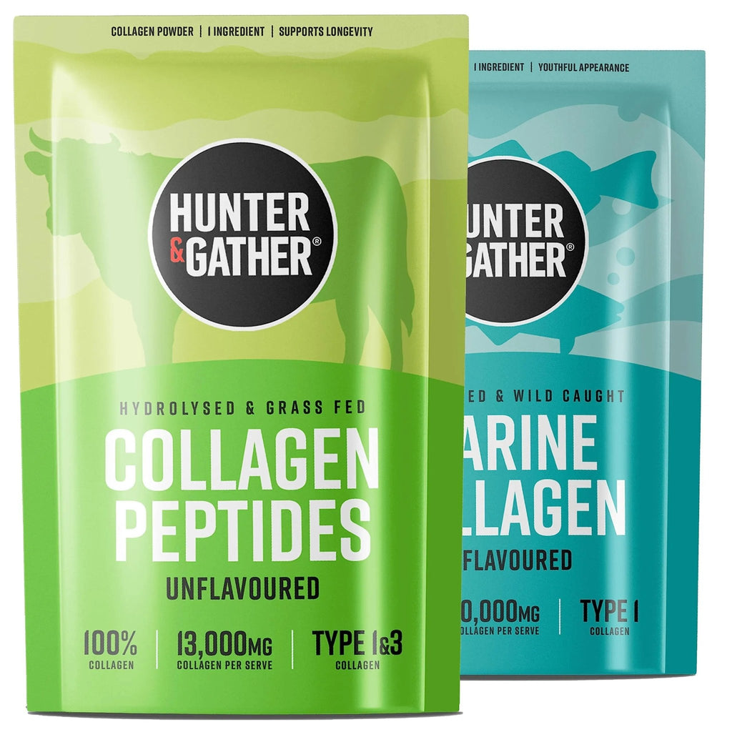 Hunter & Gather Collagen Powder Bundle | Hydrolysed Grass-Fed Bovine Collagen - TrustMedUSA
