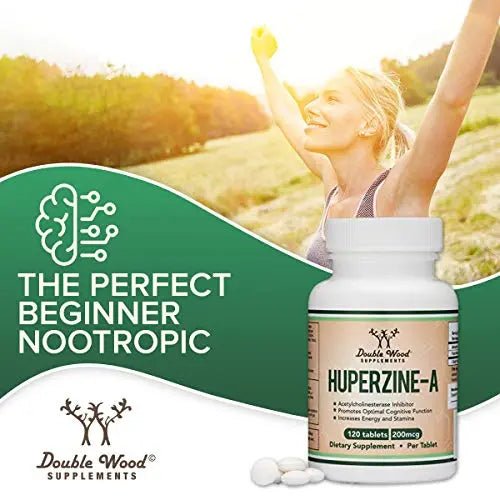 Huperzine A 200mcg (Third Party Tested) Manufactured in The USA, 120 Tablets, Brain - TrustMedUSA