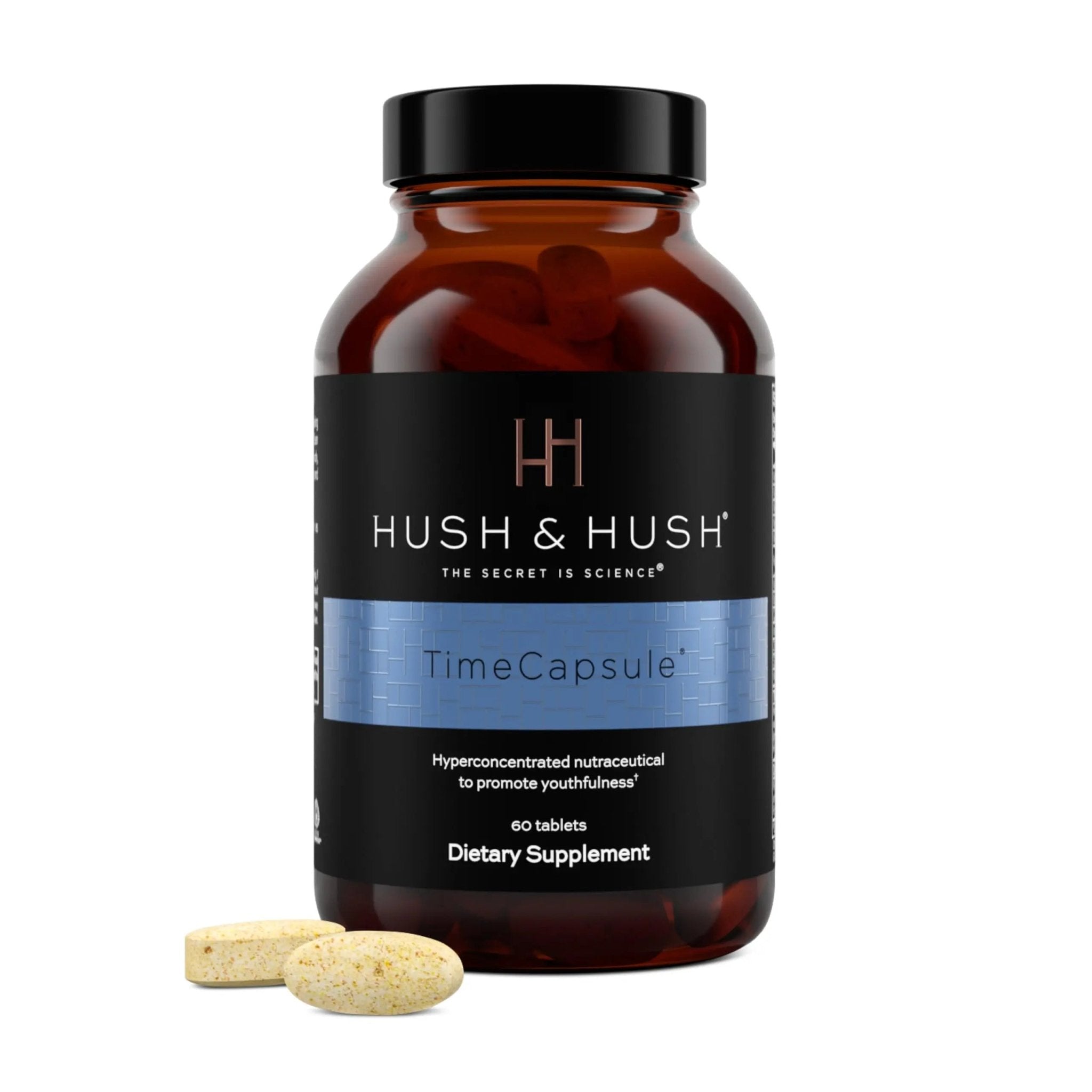 Hush & Hush TimeCapsule Multivitamin, Women's Multivitamin, Men's Multivitamin, Clean Nutraceuticals Supplements That Contains Hyaluronic Acid - TrustMedUSA