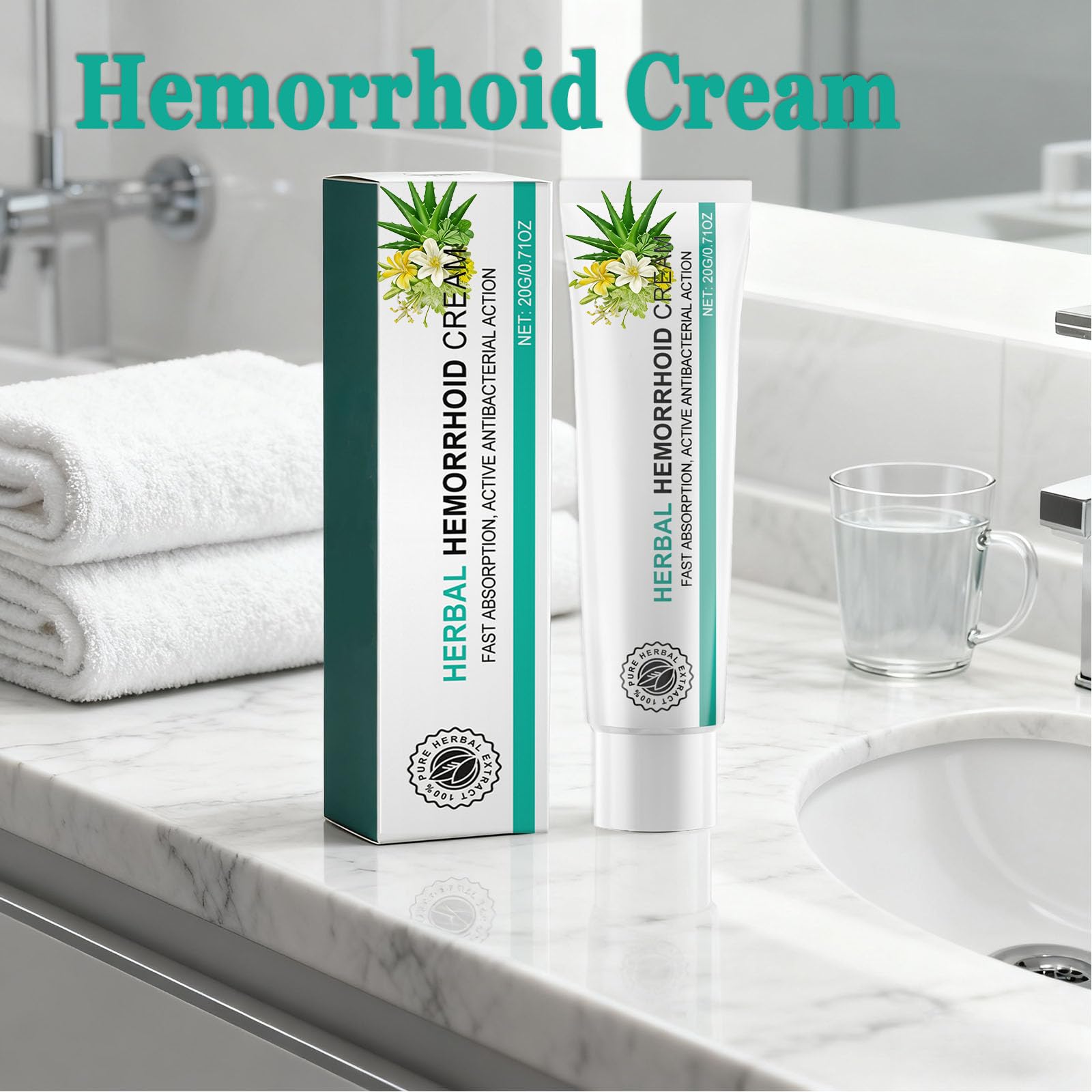 Hushblade Hemorrhoid Body Cream, Natural Herbal Hemorrhoid Cream, for Men and Women Moisturizing and Nourishing - TrustMedUSA