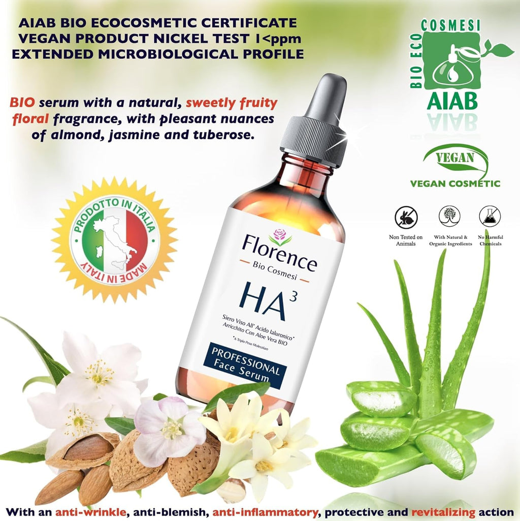 Hyaluronic Acid Serum for Skin – Anti-Aging Moisturizer Face Serum for Brightening, Plumper & Smoother Skin. Non-Greasy, Ultra-Hydrating Niacinamide, B5 & Vitamin C Skin Care Facial Serum, 2 oz - Maple Wellness Supplements
