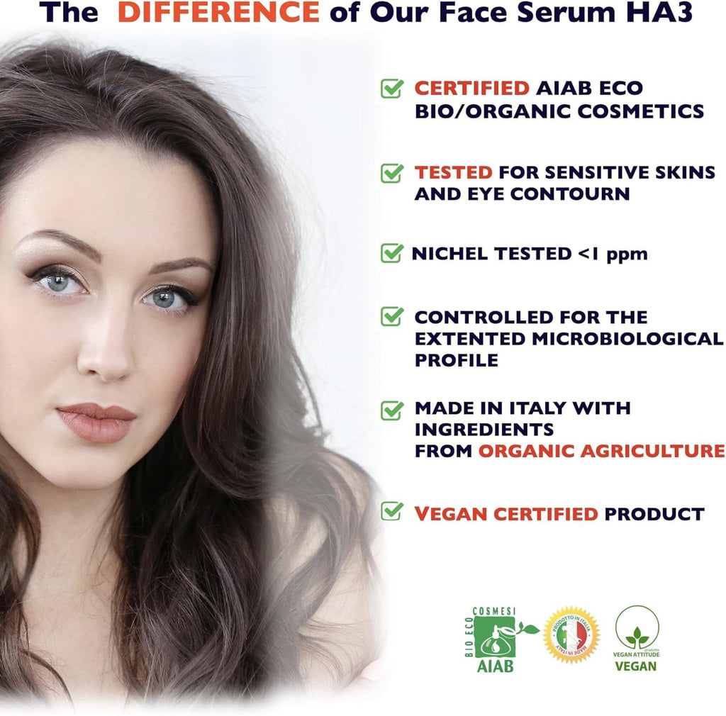 Hyaluronic Acid Serum for Skin – Anti-Aging Moisturizer Face Serum for Brightening, Plumper & Smoother Skin. Non-Greasy, Ultra-Hydrating Niacinamide, B5 & Vitamin C Skin Care Facial Serum, 2 oz - Maple Wellness Supplements
