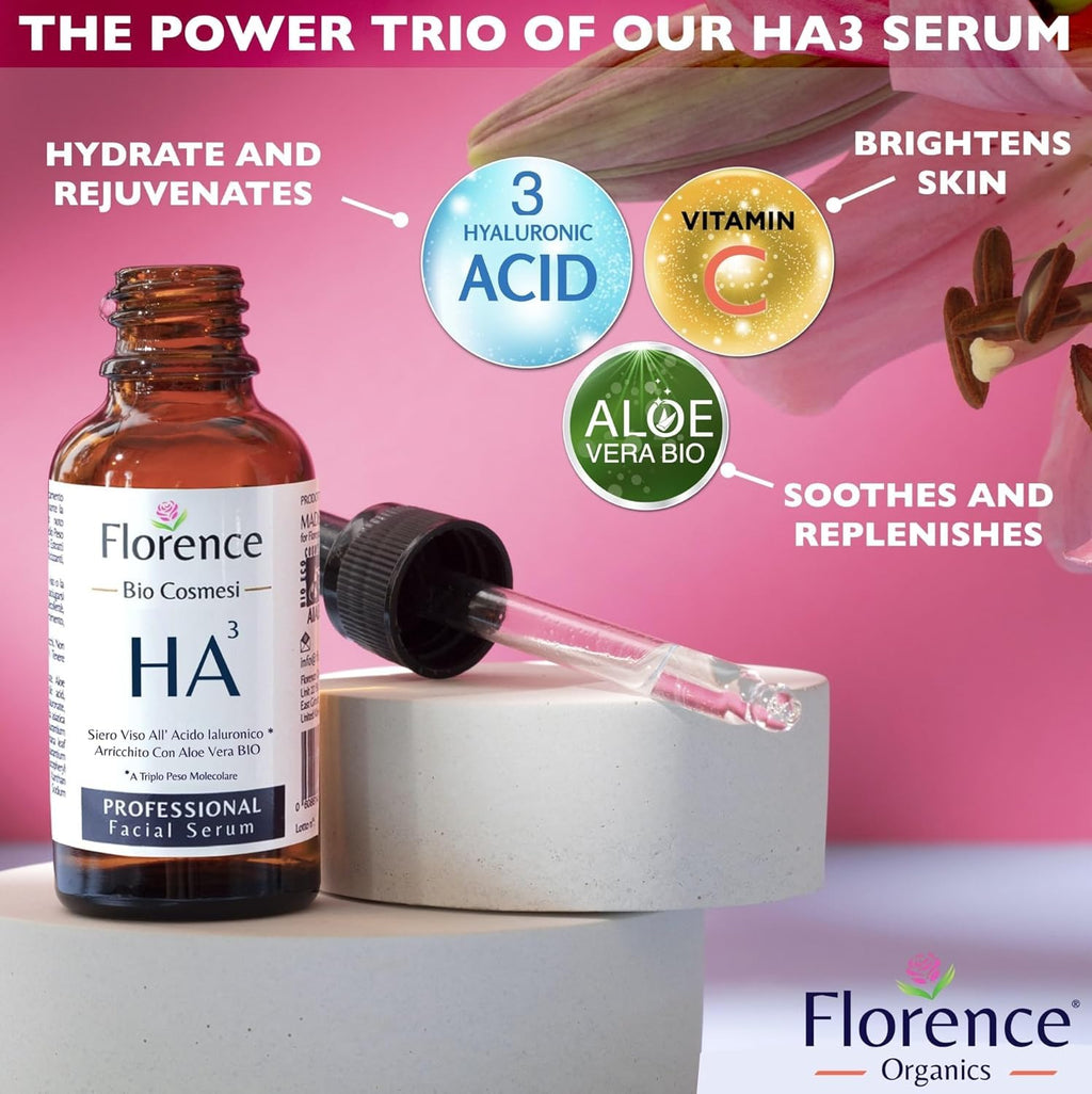 Hyaluronic Acid Serum for Skin – Anti-Aging Moisturizer Face Serum for Brightening, Plumper & Smoother Skin. Non-Greasy, Ultra-Hydrating Niacinamide, B5 & Vitamin C Skin Care Facial Serum, 2 oz - Maple Wellness Supplements
